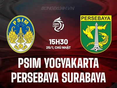 PSIM vs Persebaya: Chủ nhà bất bại 4 trận đụng độ kình địch không thua sân khách 4 tháng – Ai sẽ ngã ngựa?