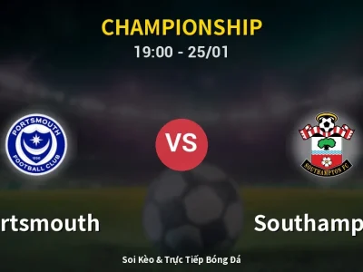 Kết Quả: Portsmouth 1-1 Southampton – Highlight & Bàn Thắng | Championship