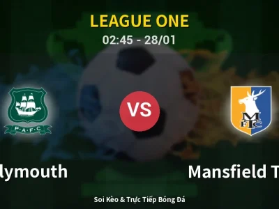 Kết Quả: Plymouth 1-1 Mansfield Town – Highlight & Bàn Thắng | League One