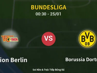 Kết Quả: Union Berlin 0-3 Borussia Dortmund – Highlight & Bàn Thắng | Bundesliga