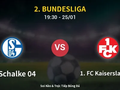 Kết Quả: FC Schalke 04 2-2 1. FC Kaiserslautern – Highlight & Bàn Thắng | 2. Bundesliga
