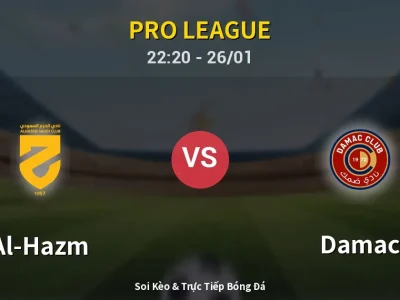 🔴 Trực Tiếp: Al-Hazm 0-0 Damac – Link Xem Pro League (Full HD)