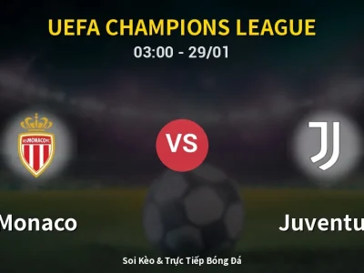Kết Quả: Monaco 0-0 Juventus – Highlight & Bàn Thắng | UEFA Champions League