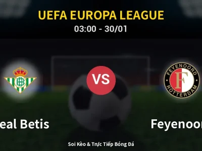 Kết Quả: Real Betis 2-1 Feyenoord – Highlight & Bàn Thắng | UEFA Europa League