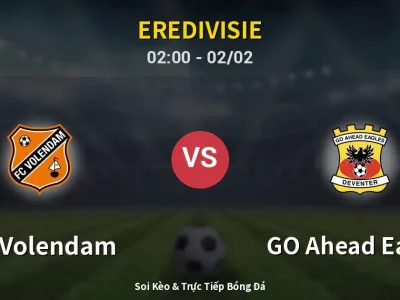 Kết Quả: FC Volendam 1-1 GO Ahead Eagles – Highlight & Bàn Thắng | Eredivisie