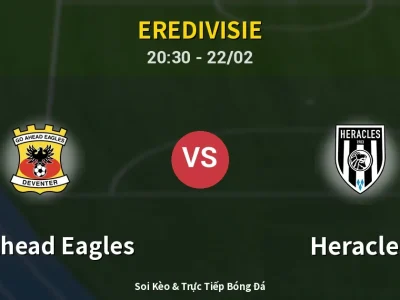 Soi Kèo GO Ahead Eagles vs Heracles – 20:30 22/02 | Nhận Định, Dự Đoán Tỷ Số