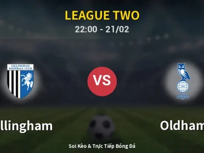 🔴 Trực Tiếp: Gillingham 0-2 Oldham – Link Xem League Two (Full HD)