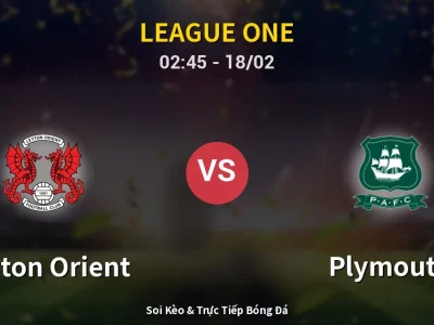Kết Quả: Leyton Orient 1-3 Plymouth – Highlight & Bàn Thắng | League One