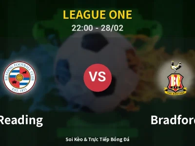 Soi Kèo Reading vs Bradford – 22:00 28/02 | Nhận Định, Dự Đoán Tỷ Số