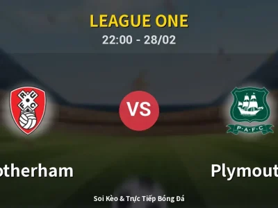 Soi Kèo Rotherham vs Plymouth – 22:00 28/02 | Nhận Định, Dự Đoán Tỷ Số