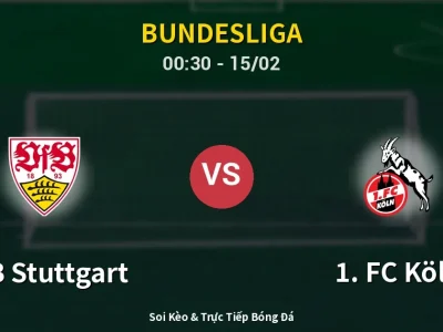 Kết Quả: VfB Stuttgart 3-1 1. FC Köln – Highlight & Bàn Thắng | Bundesliga