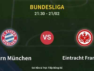 🔴 Trực Tiếp: Bayern München 2-0 Eintracht Frankfurt – Link Xem Bundesliga (Full HD)