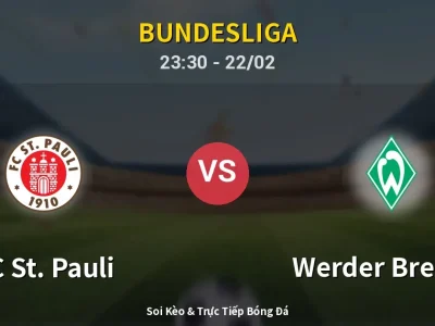 Soi Kèo FC St. Pauli vs Werder Bremen – 23:30 22/02 | Nhận Định, Dự Đoán Tỷ Số