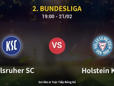 Kết Quả: Karlsruher SC 3-1 Holstein Kiel – Highlight & Bàn Thắng | 2. Bundesliga