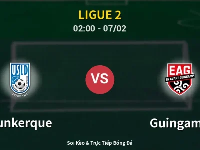 Kết Quả: Dunkerque 0-0 Guingamp – Highlight & Bàn Thắng | Ligue 2