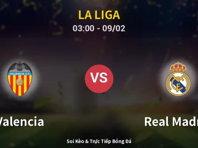 Kết Quả: Valencia 0-2 Real Madrid – Highlight & Bàn Thắng | La Liga