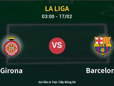 Kết Quả: Girona 2-1 Barcelona – Highlight & Bàn Thắng | La Liga