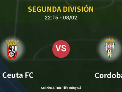 Soi Kèo AD Ceuta FC vs Cordoba – 22:15 08/02 | Nhận Định, Dự Đoán Tỷ Số