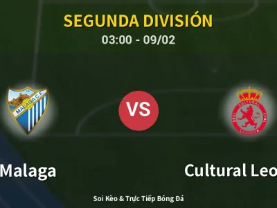 Kết Quả: Malaga 2-1 Cultural Leonesa – Highlight & Bàn Thắng | Segunda División