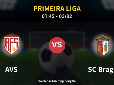 Kết Quả: AVS 0-4 SC Braga – Highlight & Bàn Thắng | Primeira Liga