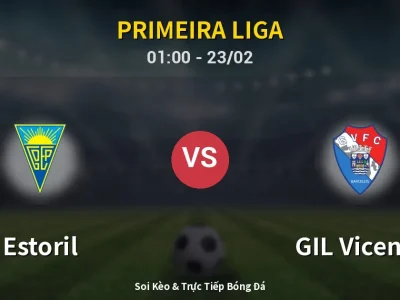 Kết Quả: Estoril 3-1 GIL Vicente – Highlight & Bàn Thắng | Primeira Liga