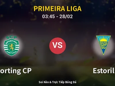 Kết Quả: Sporting CP 3-0 Estoril – Highlight & Bàn Thắng | Primeira Liga