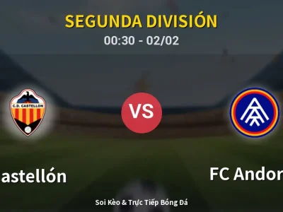 Kết Quả: Castellón 2-0 FC Andorra – Highlight & Bàn Thắng | Segunda División