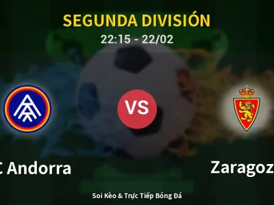 Soi Kèo FC Andorra vs Zaragoza – 22:15 22/02 | Nhận Định, Dự Đoán Tỷ Số