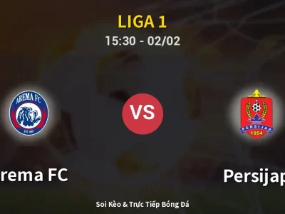 Kết Quả: Arema FC 1-0 Persijap – Highlight & Bàn Thắng | Liga 1