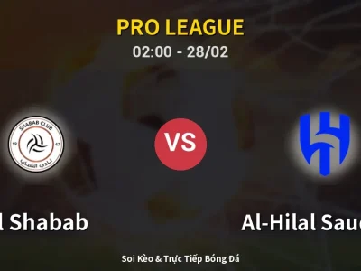 Soi Kèo Al Shabab vs Al-Hilal Saudi FC – 02:00 28/02 | Nhận Định, Dự Đoán Tỷ Số
