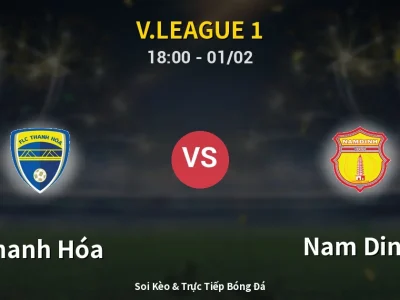 Kết Quả: Thanh Hóa 2-2 Nam Dinh – Highlight & Bàn Thắng | V.League 1
