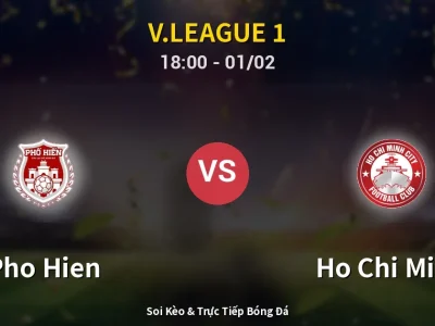 Kết Quả: Pho Hien 1-2 Ho Chi Minh – Highlight & Bàn Thắng | V.League 1