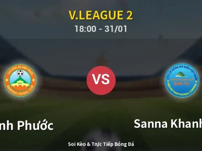 Kết Quả: Bình Phước 3-1 Sanna Khanh Hoa – Highlight & Bàn Thắng | V.League 2