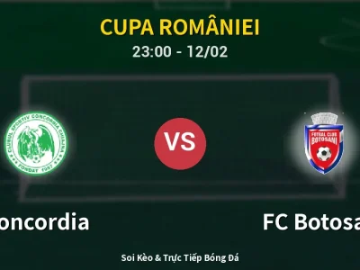Soi Kèo Concordia vs FC Botosani – 23:00 12/02 | Nhận Định, Dự Đoán Tỷ Số