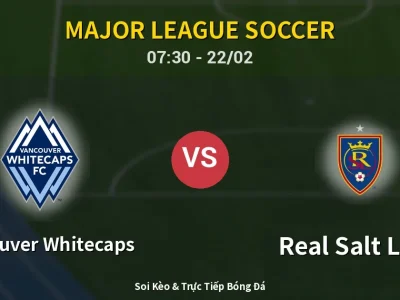 Soi Kèo Vancouver Whitecaps vs Real Salt Lake – 07:30 22/02 | Nhận Định, Dự Đoán Tỷ Số