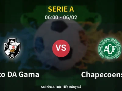 Kết Quả: Vasco DA Gama 1-1 Chapecoense-sc – Highlight & Bàn Thắng | Serie A