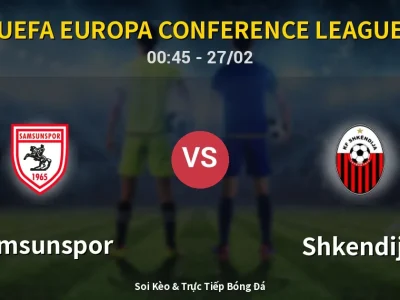 Kết Quả: Samsunspor 4-0 Shkendija – Highlight & Bàn Thắng | UEFA Europa Conference League