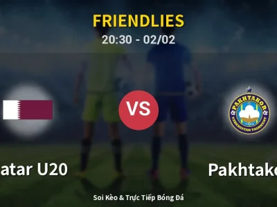 Soi Kèo Qatar U20 vs Pakhtakor – 20:30 02/02 | Nhận Định, Dự Đoán Tỷ Số