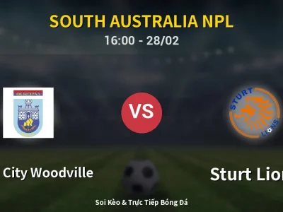 Soi Kèo White City Woodville vs Sturt Lions – 16:00 28/02 | Nhận Định, Dự Đoán Tỷ Số