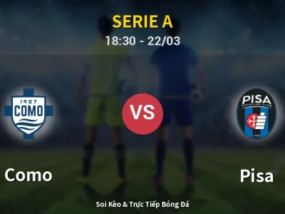Kết Quả: Como 5-0 Pisa – Highlight & Bàn Thắng | Serie A
