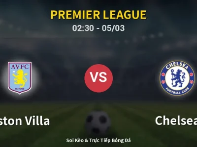 Kết Quả: Aston Villa 1-4 Chelsea – Highlight & Bàn Thắng | Premier League
