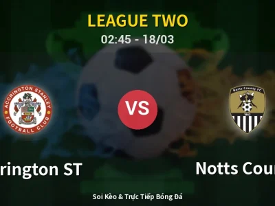 🔴 Trực Tiếp: Accrington ST 0-2 Notts County – Link Xem League Two (Full HD)