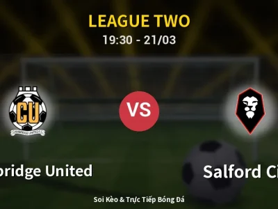 🔴 Trực Tiếp: Cambridge United 1-0 Salford City – Link Xem League Two (Full HD)