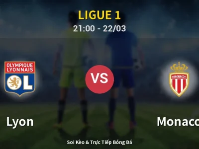 Soi Kèo Lyon vs Monaco – 21:00 22/03 | Nhận Định, Dự Đoán Tỷ Số