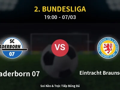 Kết Quả: SC Paderborn 07 1-1 Eintracht Braunschweig – Highlight & Bàn Thắng | 2. Bundesliga