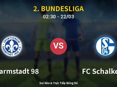 🔴 Trực Tiếp: SV Darmstadt 98 0-0 FC Schalke 04 – Link Xem 2. Bundesliga (Full HD)