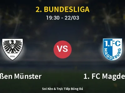 🔴 Trực Tiếp: Preußen Münster 1-2 1. FC Magdeburg – Link Xem 2. Bundesliga (Full HD)