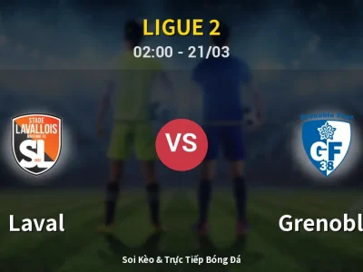 Kết Quả: Laval 3-2 Grenoble – Highlight & Bàn Thắng | Ligue 2