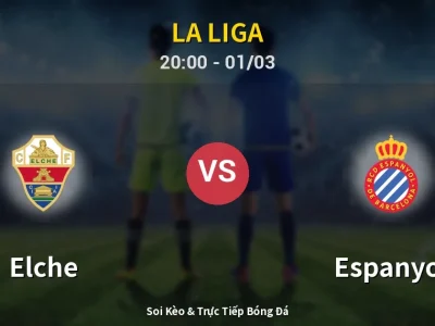 Kết Quả: Elche 2-2 Espanyol – Highlight & Bàn Thắng | La Liga