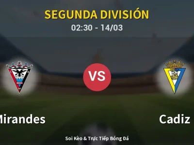 Kết Quả: Mirandes 0-2 Cadiz – Highlight & Bàn Thắng | Segunda División